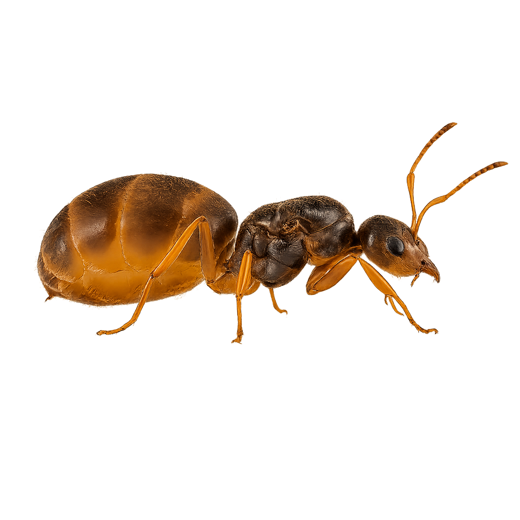 Yellow meadow ant (Lasius flavus) queen