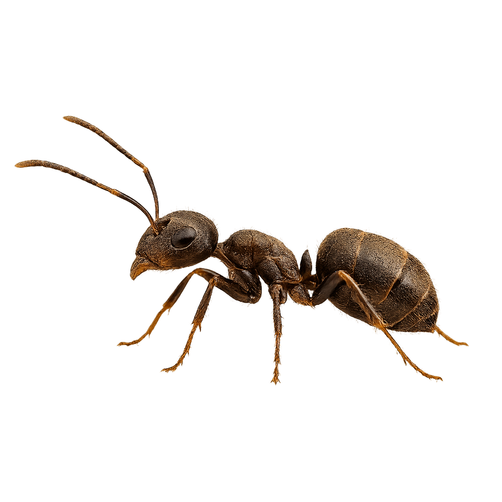 Black garden ant (Lasius niger) worker